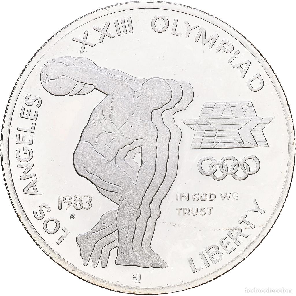 Monedas antiguas de Am&eacute;rica: [#1168173] Estados Unidos, Dollar, XXIII Olympiad Los Angeles, 1983, San Francisco, Plata