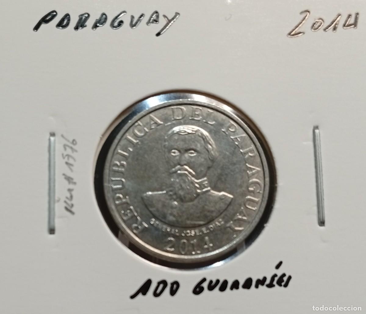 Monedas antiguas de Am&eacute;rica: PARAGUAY 100 GUARAN&Iacute;ES 2014 KM#177b EBC.