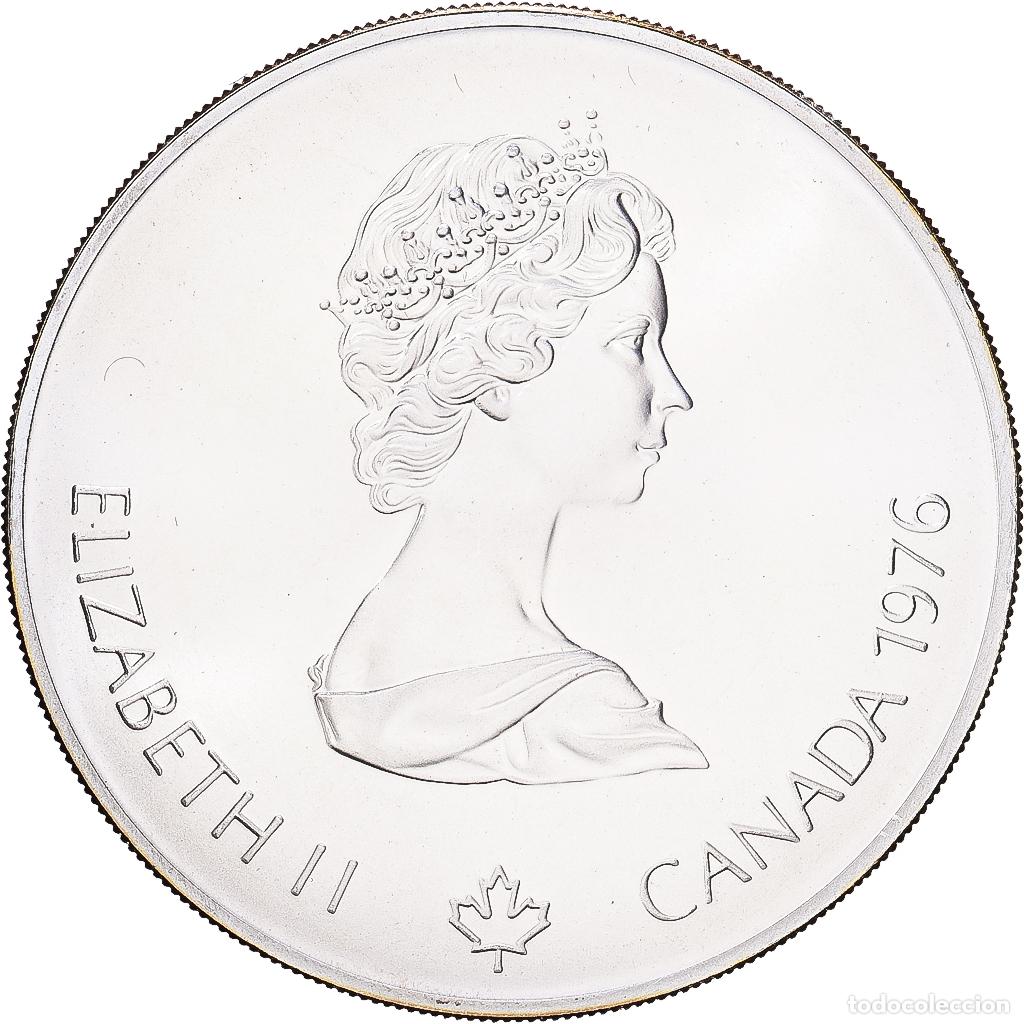 Monedas antiguas de Am&eacute;rica: [#1168166] Canad&aacute;, Elizabeth II, 5 Dollars, 1976, Royal Canadian Mint, Plata, FDC, KM:109