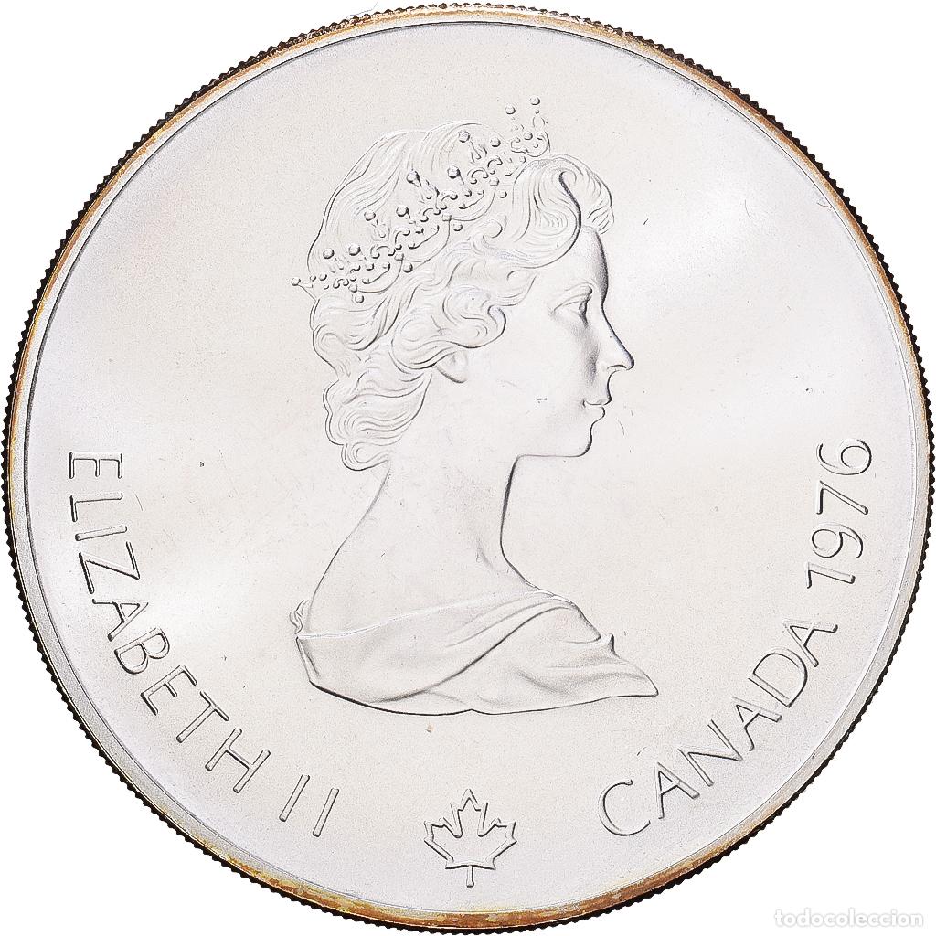 Monedas antiguas de Am&eacute;rica: [#1168165] Canad&aacute;, Elizabeth II, 5 Dollars, 1976, Royal Canadian Mint, Plata, FDC, KM:109