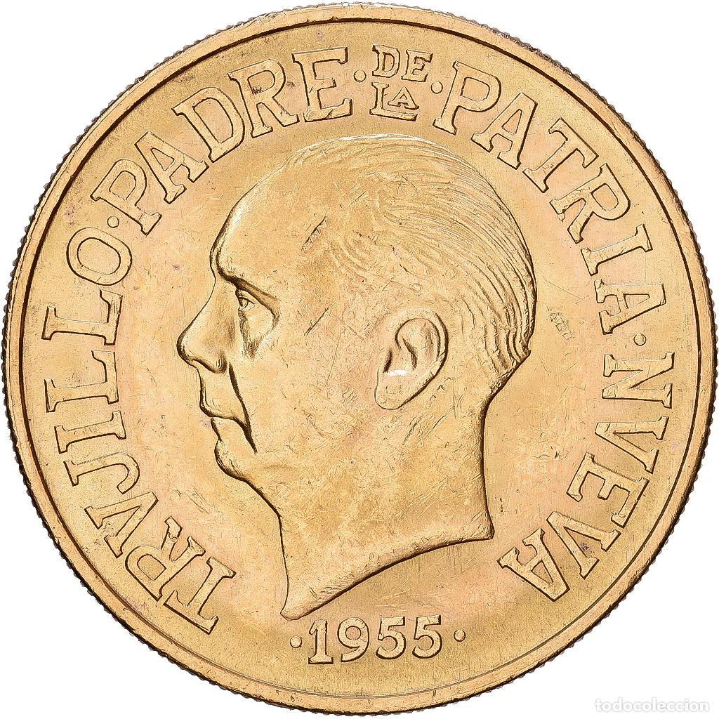 Monedas antiguas de Am&eacute;rica: [#1168081] Rep&uacute;blica Dominicana, 30 Pesos, 1955, Oro, EBC, KM:24