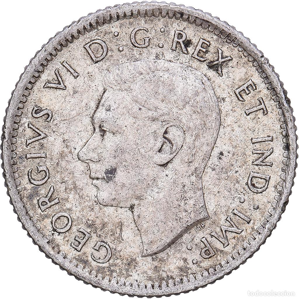 Monedas antiguas de Am&eacute;rica: [#1167936] Canad&aacute;, George VI, 10 Cents, 1942, Royal Canadian Mint, Plata, BC+, KM:34