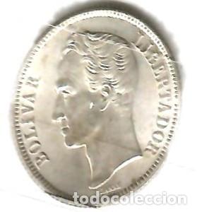 Monedas antiguas de Am&eacute;rica: MONEDA UN BOLIVAR VENEZUELA