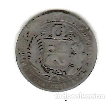 Monedas antiguas de Am&eacute;rica: MONEDA UNA PESETA PERU - Foto 2
