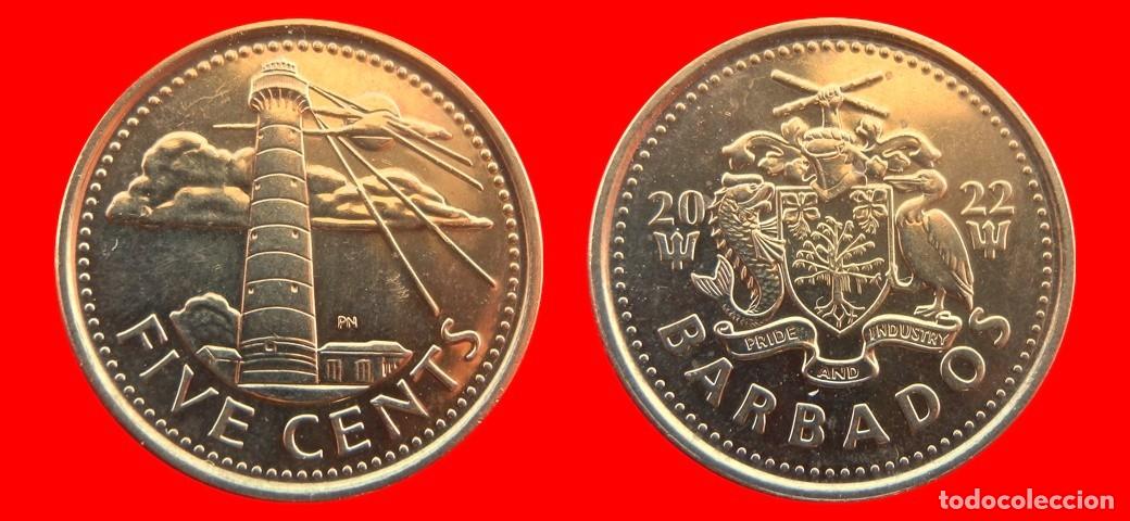 Monedas antiguas de Am&eacute;rica: 5 CENTAVOS 2022 BARBADOS-157244