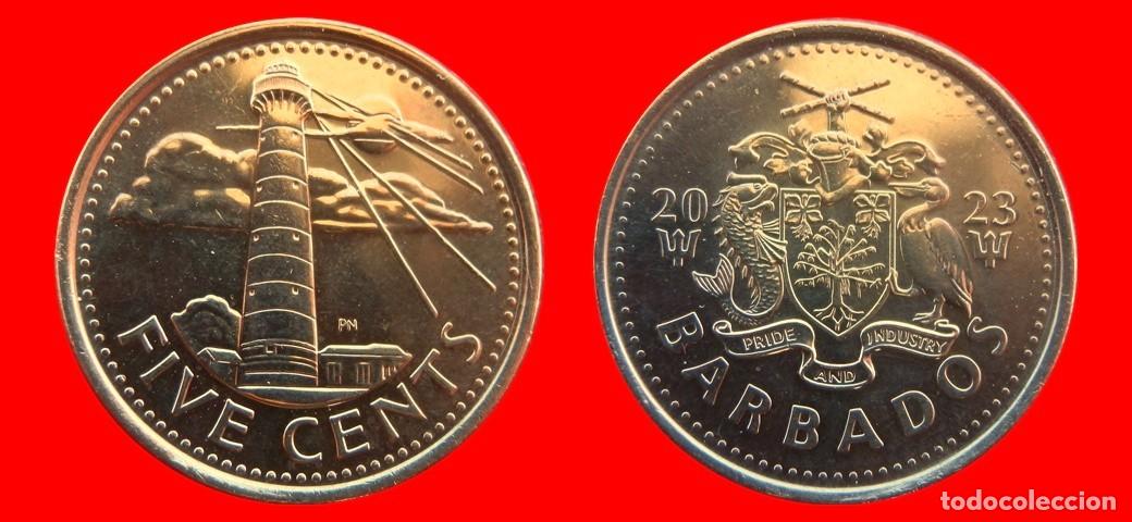 Monedas antiguas de Am&eacute;rica: 5 CENTAVOS 2023 BARBADOS-157245