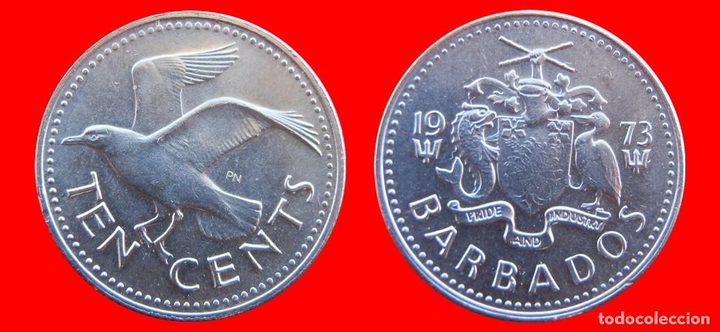 Monedas antiguas de Am&eacute;rica: 10 CENTAVOS 1973 BARBADOS-157246