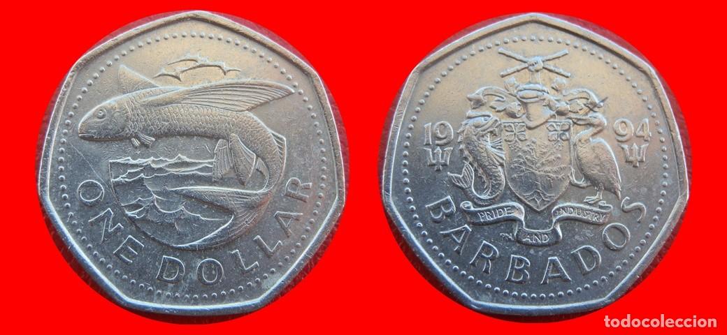 Monedas antiguas de Am&eacute;rica: 1 DOLAR 1994 BARBADOS-157249