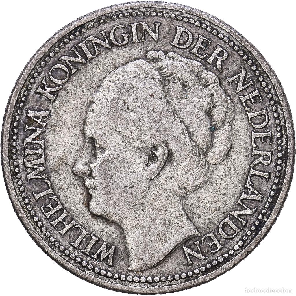 Monedas antiguas de Am&eacute;rica: [#1167944] Cura&ccedil;ao, 1/4 Gulden, 1947, Denver, Plata, MBC, KM:44