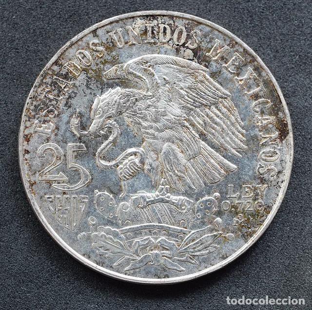 Monedas antiguas de Am&eacute;rica: 1968 - 25 Pesos Plata - Olimpiadas - M&Eacute;XICO