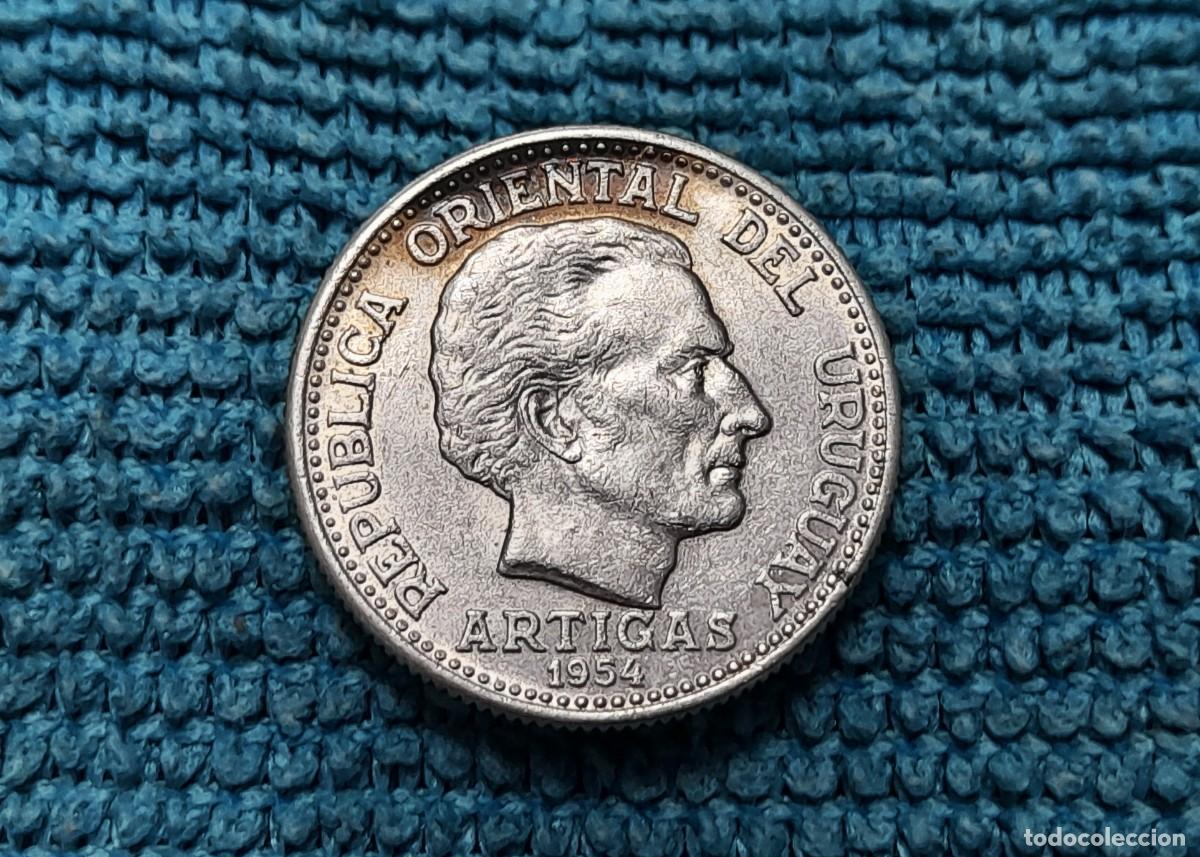 Monedas antiguas de Am&eacute;rica: Uruguay, 20 Centesimos 1954 - Foto 1