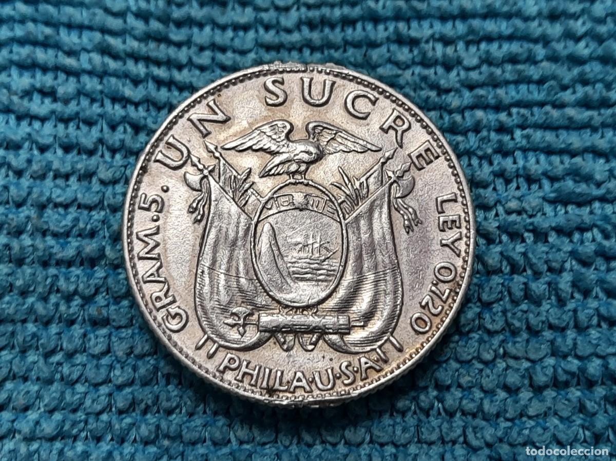 Monedas antiguas de Am&eacute;rica: Ecuador, 1 Sucre 1934 - Foto 1