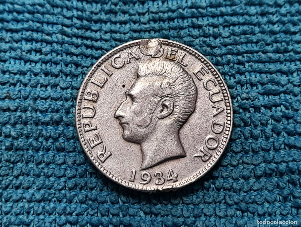 Monedas antiguas de Am&eacute;rica: Ecuador, 1 Sucre 1934 - Foto 2