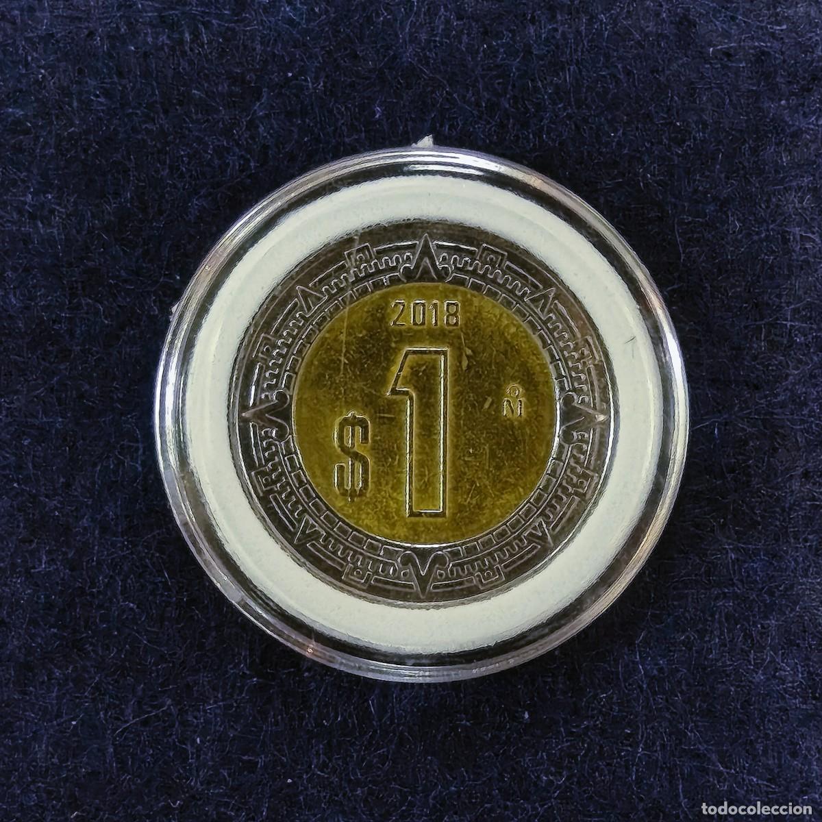 Monedas antiguas de Am&eacute;rica: 1 PESO DE ESTADOS UNIDOS MEXICANOS. A&Ntilde;O 2018. B. C.