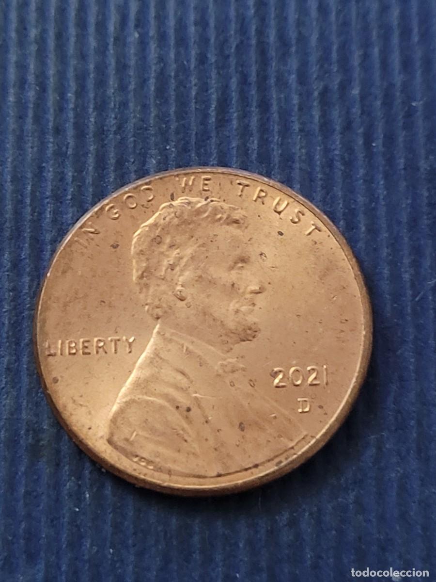 Monedas antiguas de Am&eacute;rica: Moneda 1 centavo 2021 &rdquo;D&rdquo; Estados Unidos
