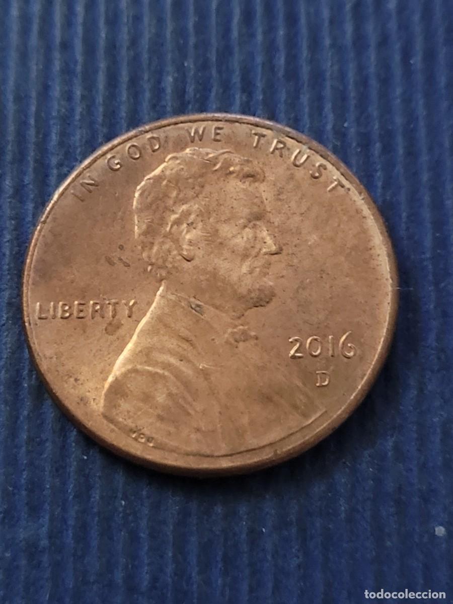 Monedas antiguas de Am&eacute;rica: Moneda 1 centavo 2016 &rdquo;D&rdquo; Estados Unidos