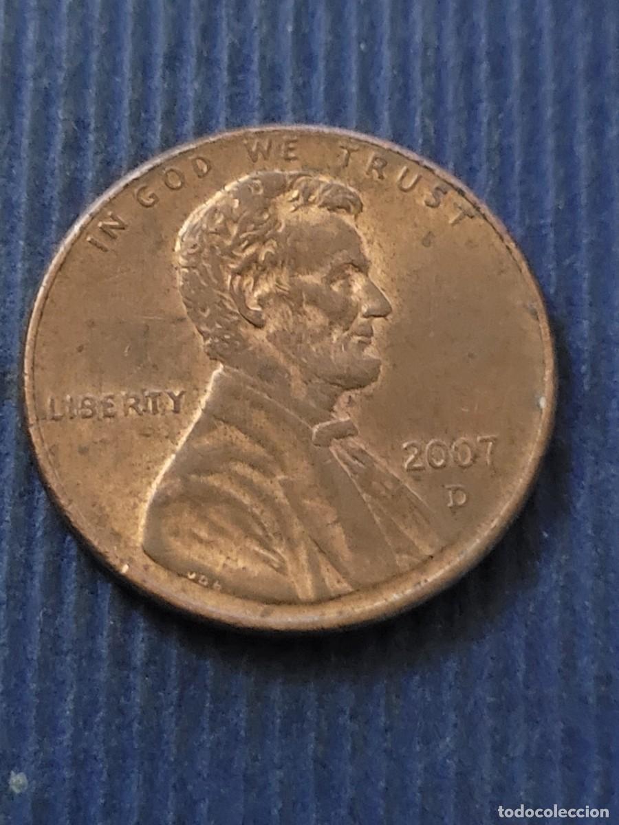 Monedas antiguas de Am&eacute;rica: Moneda 1 centavo 2007 &rdquo;D&rdquo; Estados Unidos