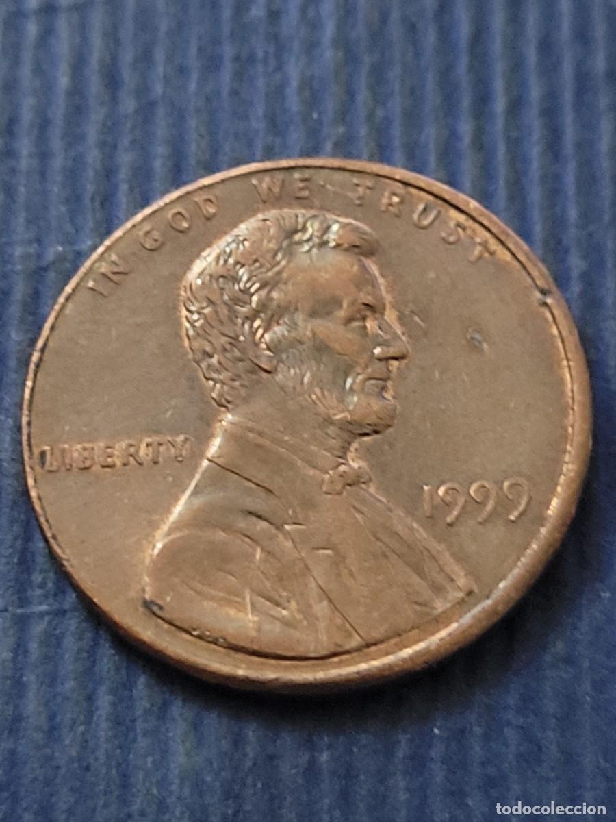 Monedas antiguas de Am&eacute;rica: Moneda 1 centavo 1999 sin ceca Estados Unidos