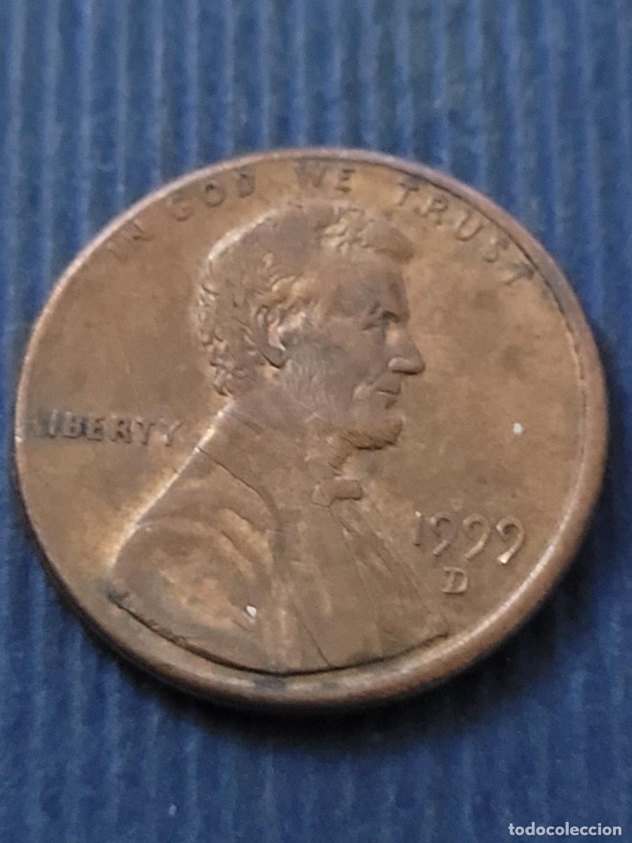 Monedas antiguas de Am&eacute;rica: Moneda 1 centavo 1999 &rdquo;D&rdquo; Estados Unidos