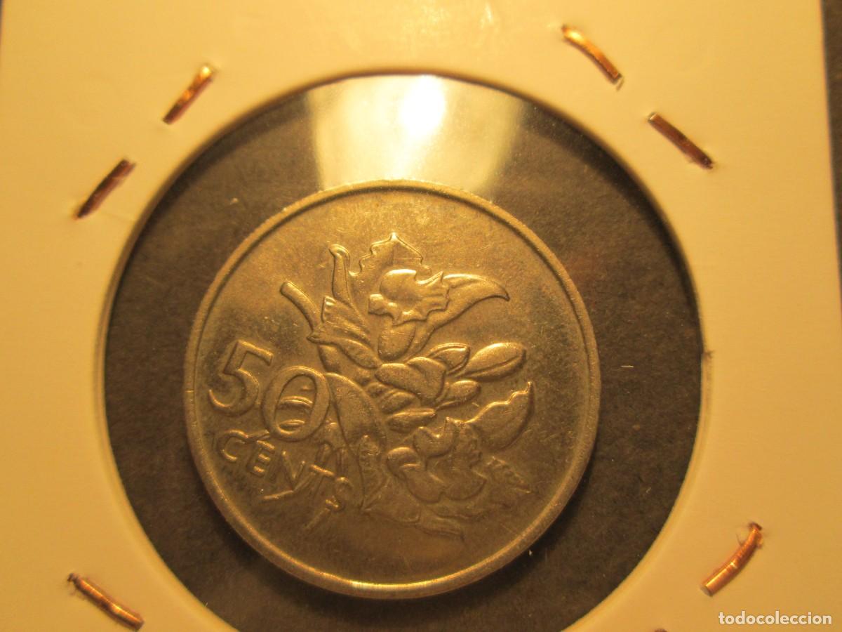 Monedas antiguas de Am&eacute;rica: 50 CENTS A&Ntilde;O 1977 REPUBLICA GHEYCHELLES