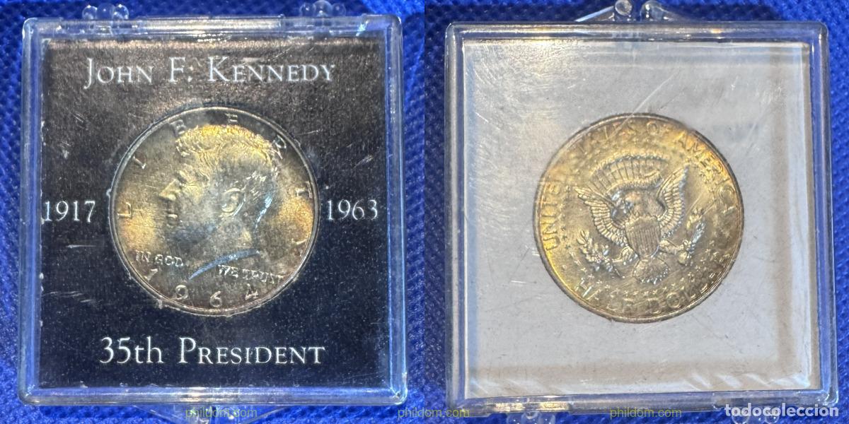 Monedas antiguas de Am&eacute;rica: 5648 ESTADOS UNIDOS 1964 ESTADOS UNIDOS HALF DOLLAR 1964 KENNEDY