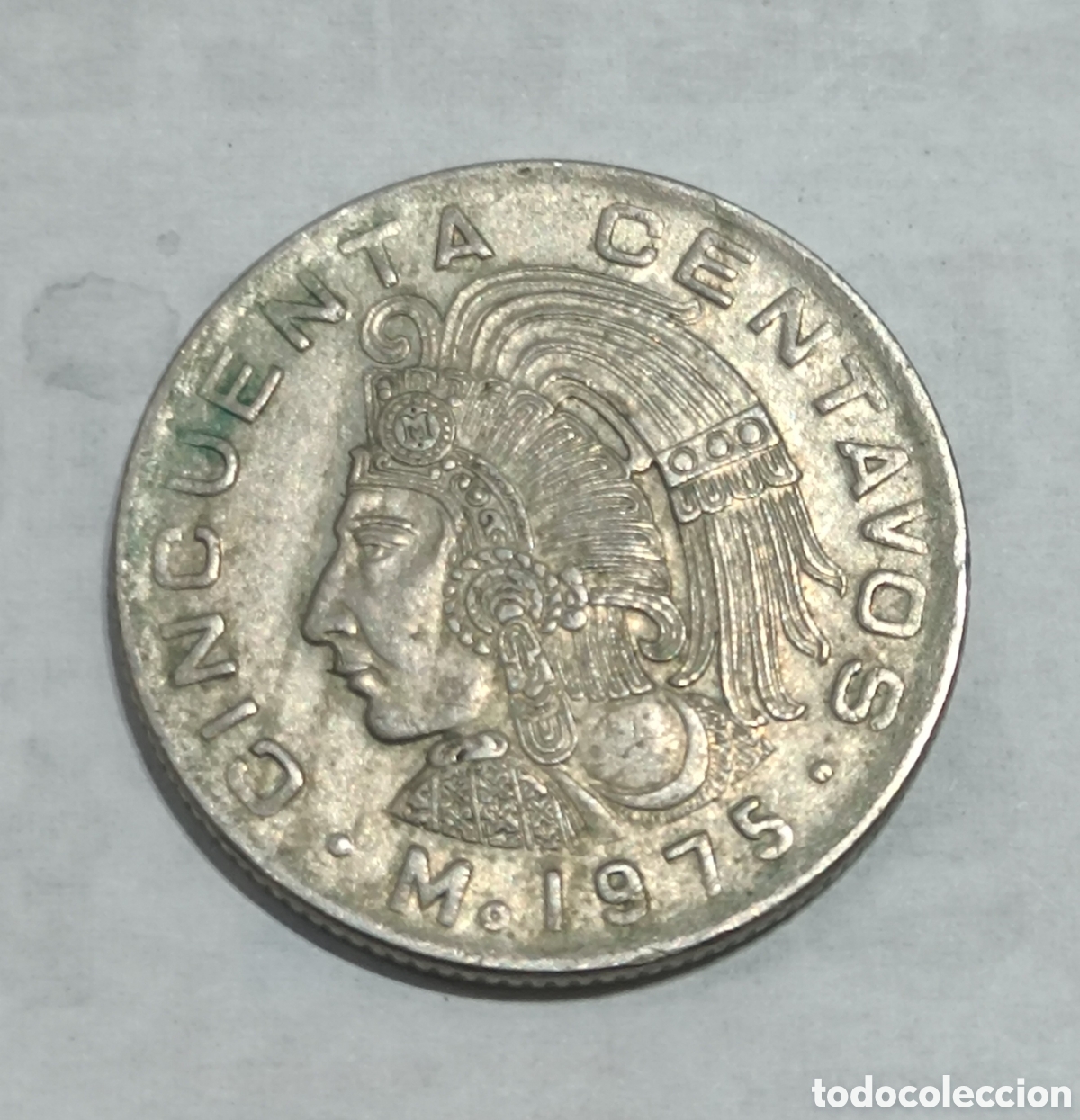 Monedas antiguas de Am&eacute;rica: Moneda de 50 centavos 1975 - Foto 1