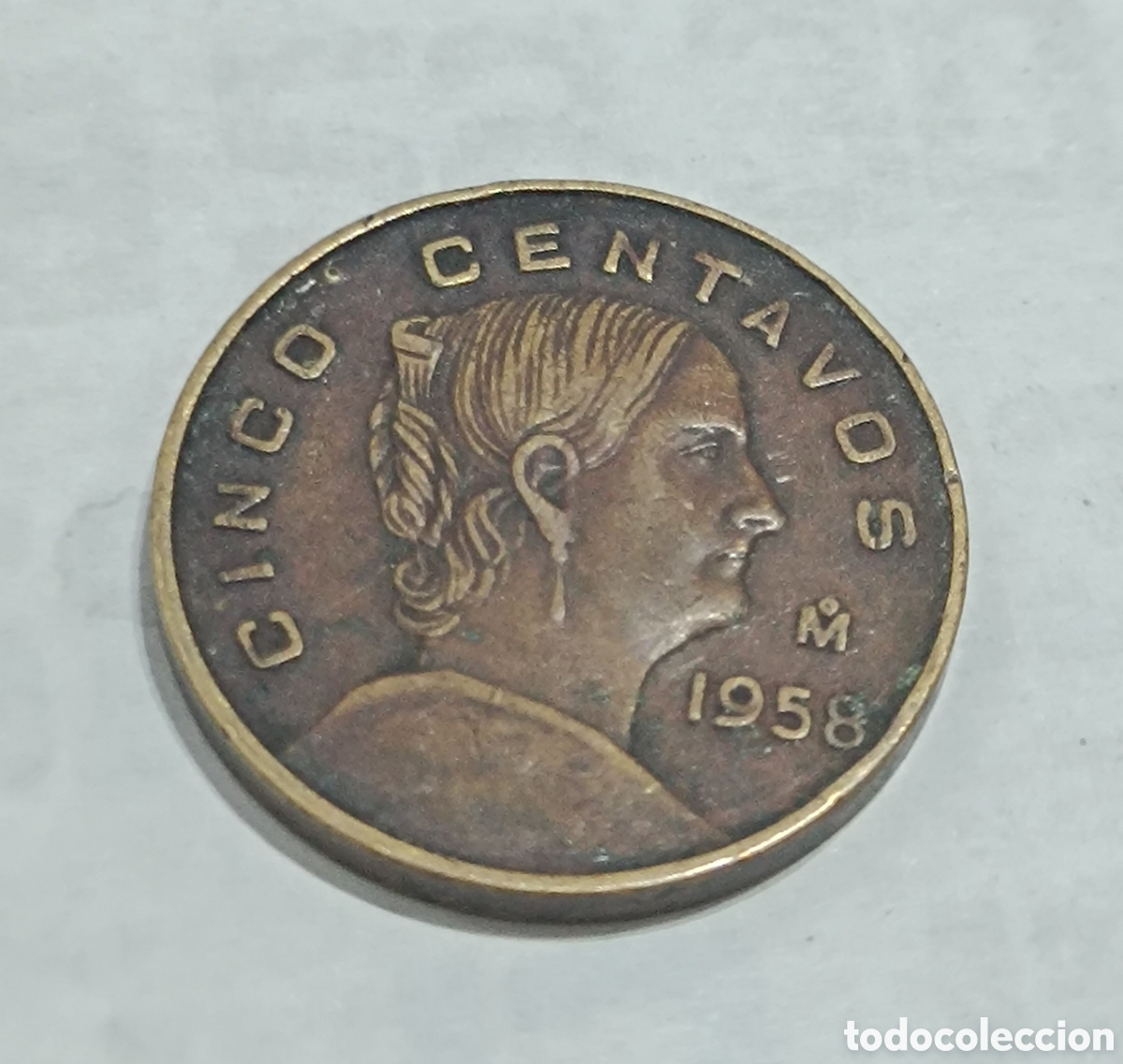 Monedas antiguas de Am&eacute;rica: Moneda de 5 centavos de M&eacute;xico