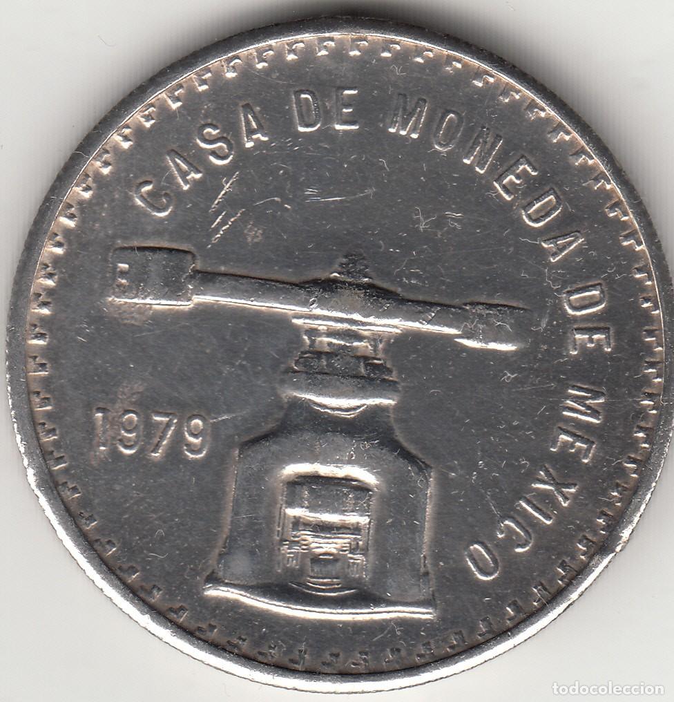 Monedas antiguas de Am&eacute;rica: MEXICO: ONZA TROY PLATA PURA 1979
