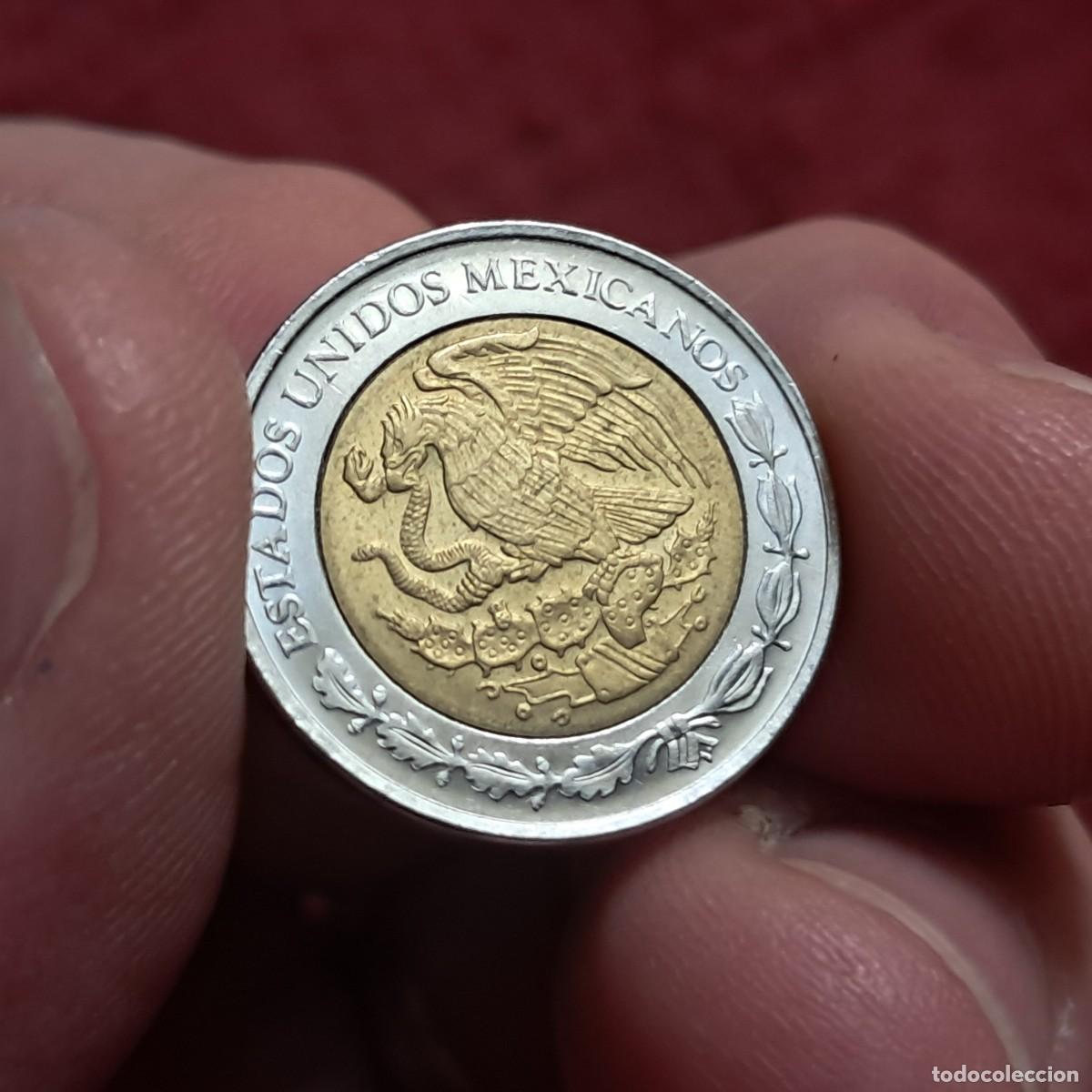 Monedas antiguas de Am&eacute;rica: MONEDA DE M&Eacute;XICO 1 PESO 2010 Mo, VF, (N&uacute;cleo no magn&eacute;tico) KM# 603, Sch&ouml;n# 177, N# 585.