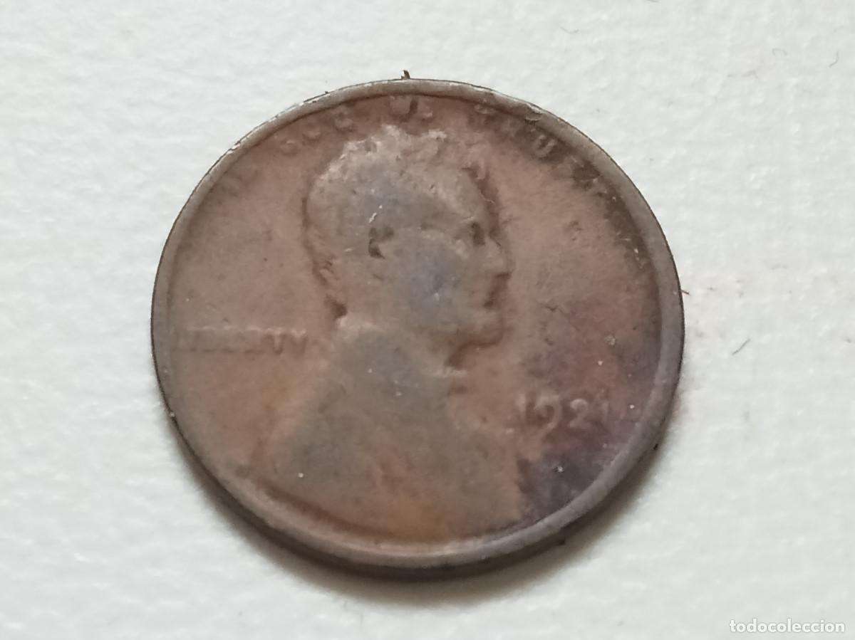 Monedas antiguas de Am&eacute;rica: ESTADOS UNIDOS 1 CENT 1921 KM# 132 BC+