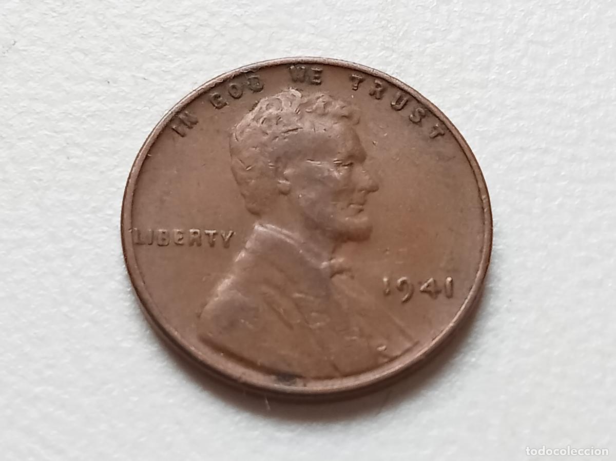 Monedas antiguas de Am&eacute;rica: ESTADOS UNIDOS 1 CENT 1941 KM# 132 BC+