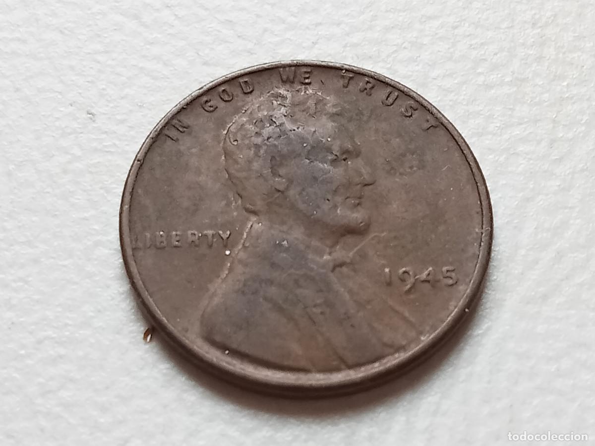 Monedas antiguas de Am&eacute;rica: ESTADOS UNIDOS 1 CENT 1945 KM# 132 BC+