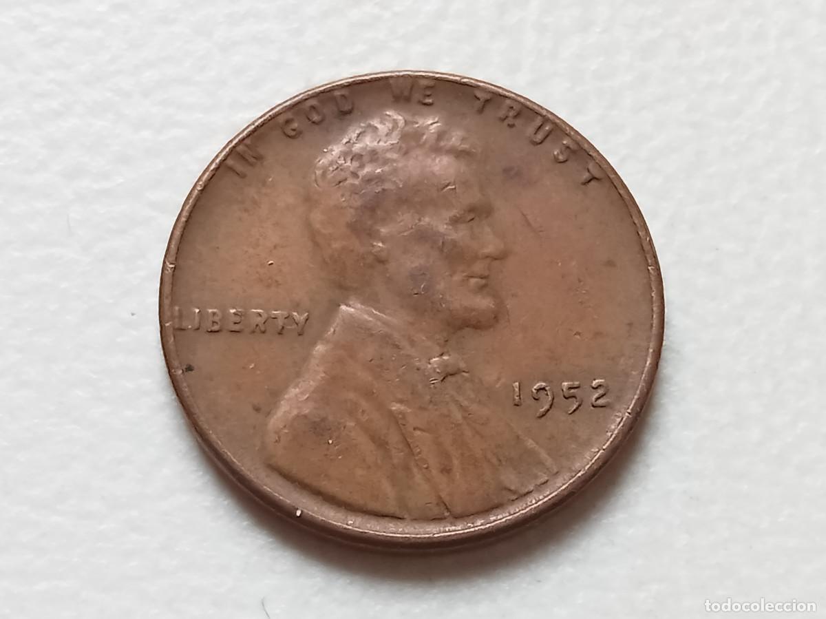 Monedas antiguas de Am&eacute;rica: ESTADOS UNIDOS 1 CENT 1952 KM# 132 BC+