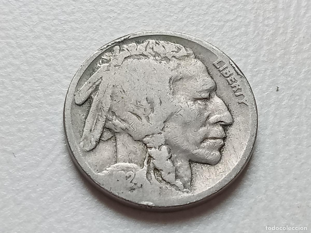 Moedas antigas da Am&eacute;rica: ESTADOS UNIDOS 5 CENTAVOS 1924 KM 134