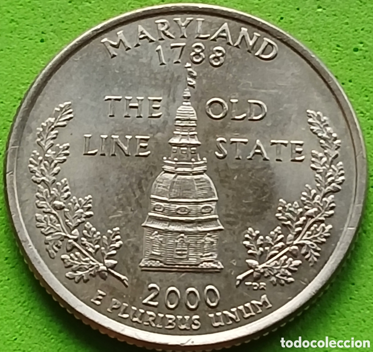 Monedas antiguas de Am&eacute;rica: USA quarter dollar 2000 D km#306 Maryland