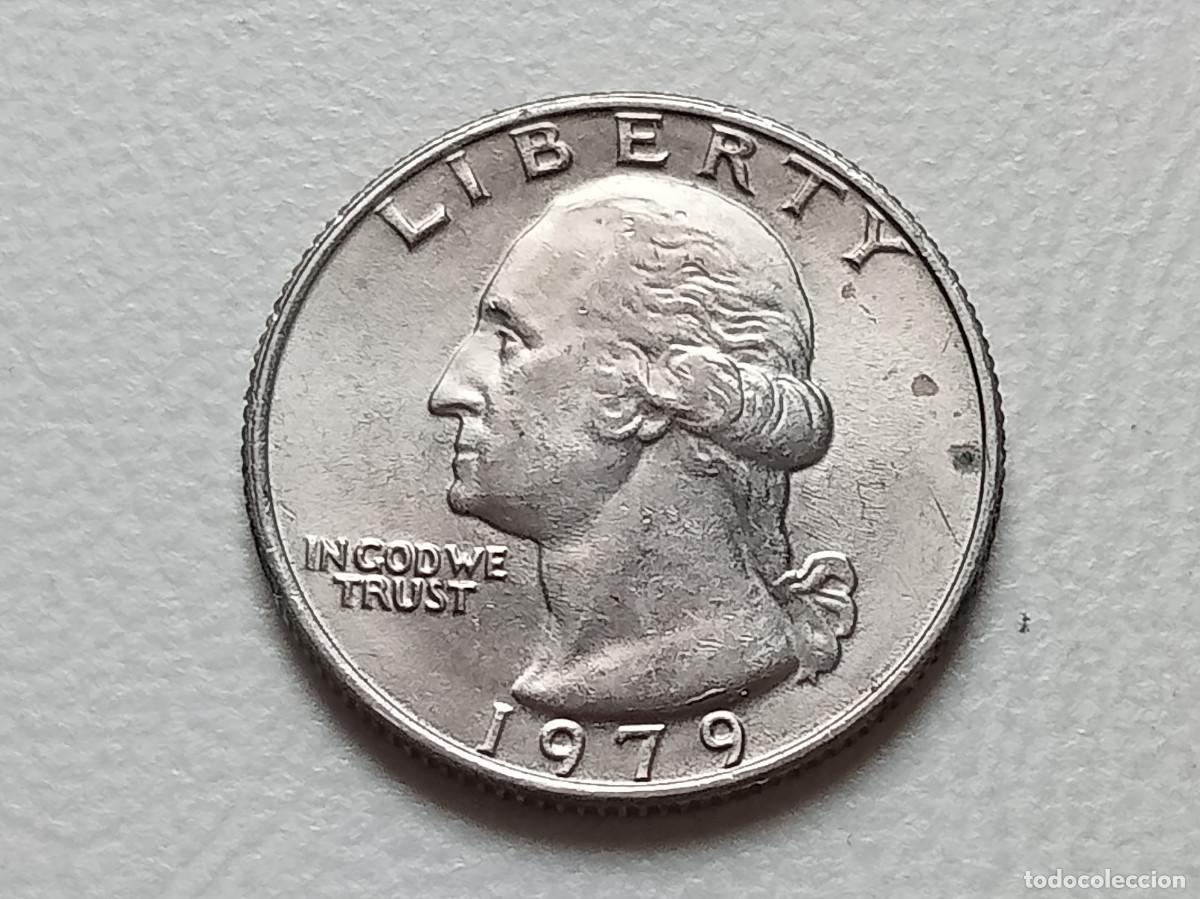 Monedas antiguas de Am&eacute;rica: ESTADOS UNIDOS USA QUARTER DOLLAR 1979 KM.164A