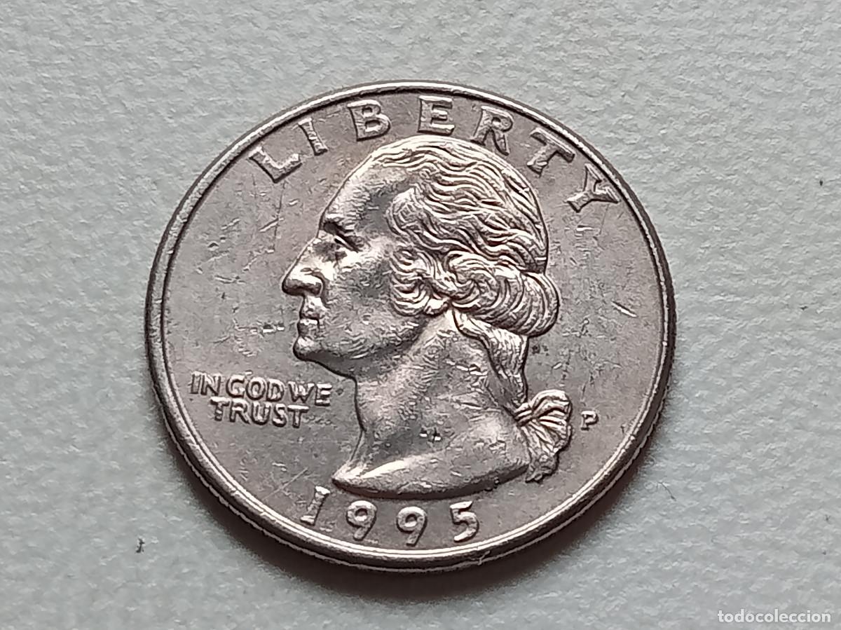 Monedas antiguas de Am&eacute;rica: ESTADOS UNIDOS USA QUARTER DOLLAR 1995 P KM.164A
