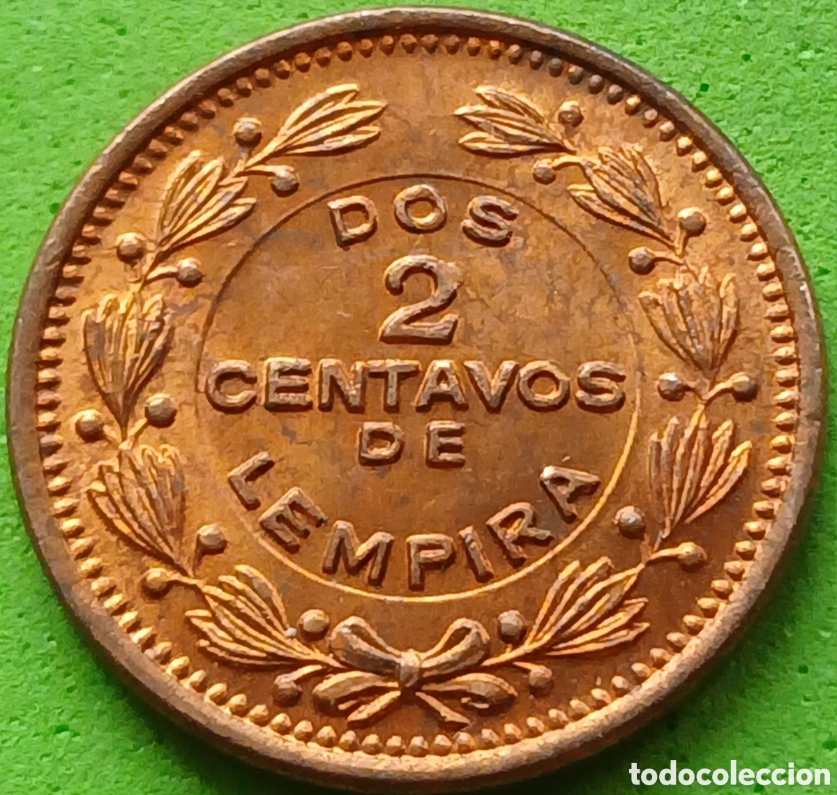 Monedas antiguas de Am&eacute;rica: Honduras 2 centavos de lempira 1956 km#78
