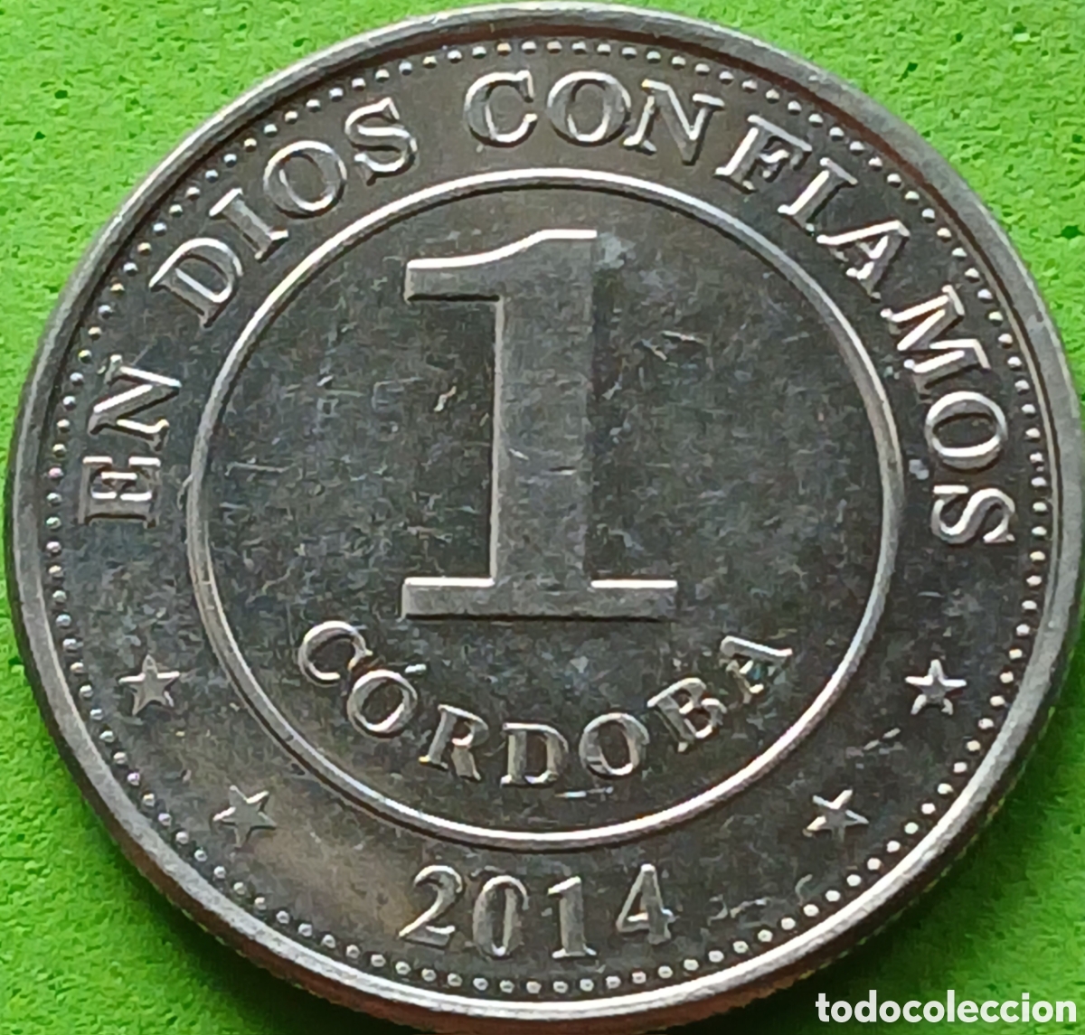 Monedas antiguas de Am&eacute;rica: Nicaragua 1 cordoba 2014 km#101