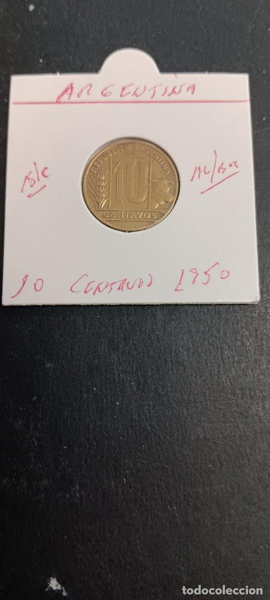 Monedas antiguas de Am&eacute;rica: ARGENTINA 10 CENTAVOS 1950 BC KM=41 (ALUMINIO-BRONCE)