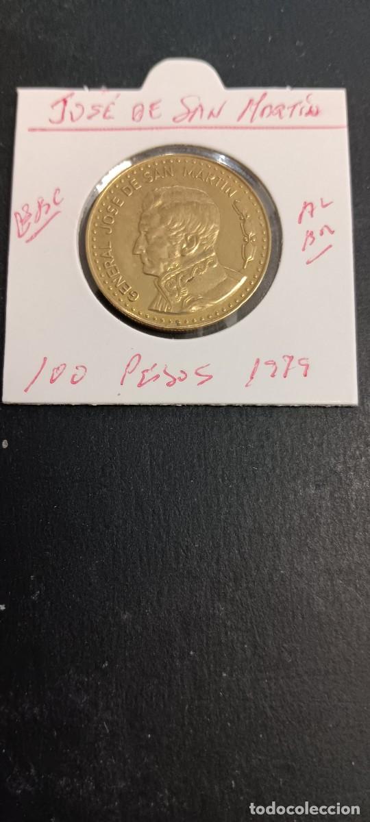 Monedas antiguas de Am&eacute;rica: ARGENTINA 100 PESOS 1979 EBC KM=82 (ALUMINIO-BRONCE)JOS&Eacute; DE SAN MART&Iacute;N