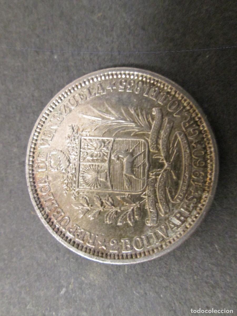 Monedas antiguas de Am&eacute;rica: 2 BOLIBARES 1960 REPUBLICA DE VENEZUELA PLATA