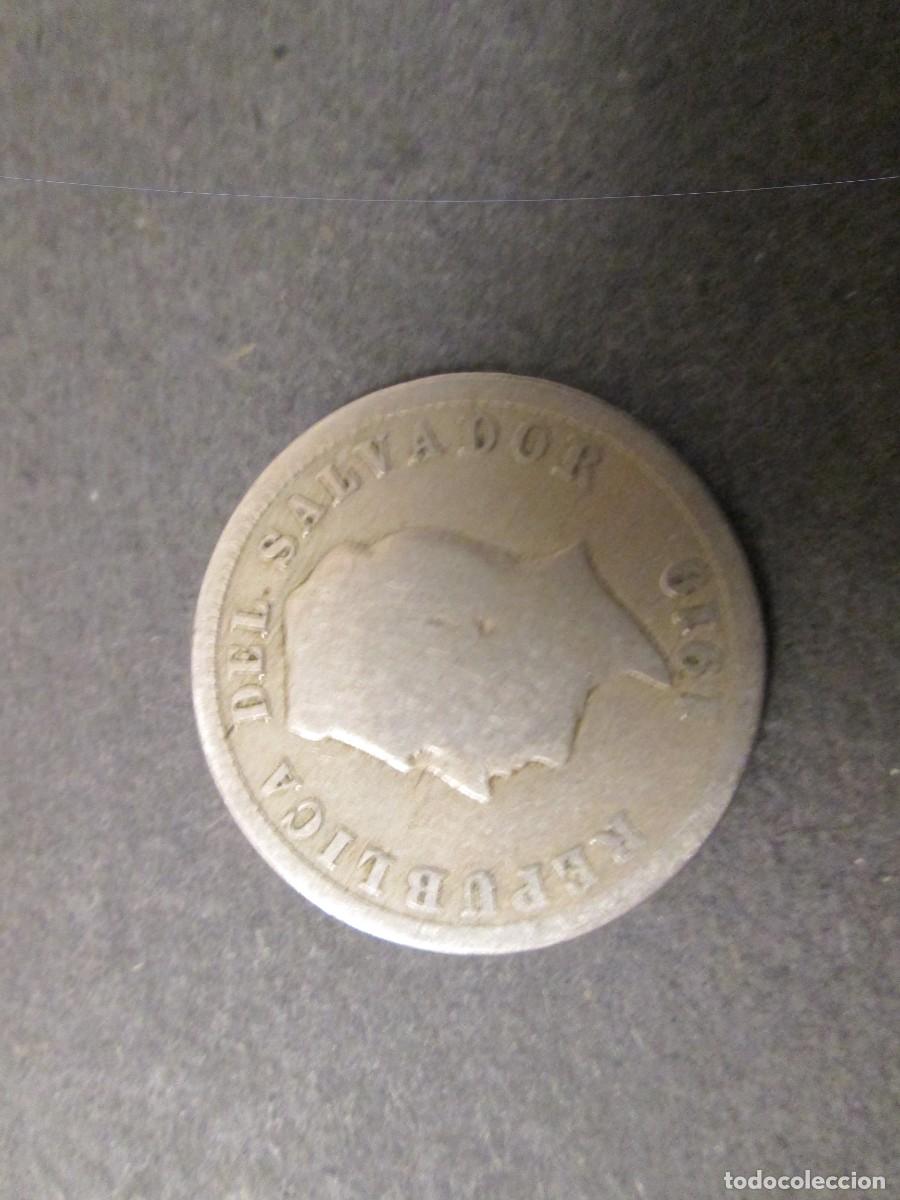 Monedas antiguas de Am&eacute;rica: 5CENTAVOS 1919 REPUBLICA DEL SALVADOR PLATA