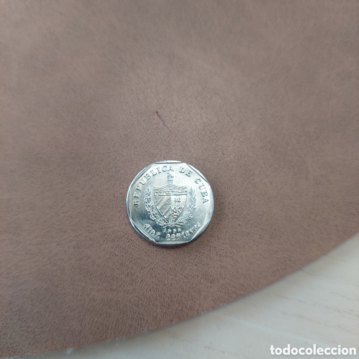Monedas antiguas de Am&eacute;rica: Diez Centavos Cuba 1999.
