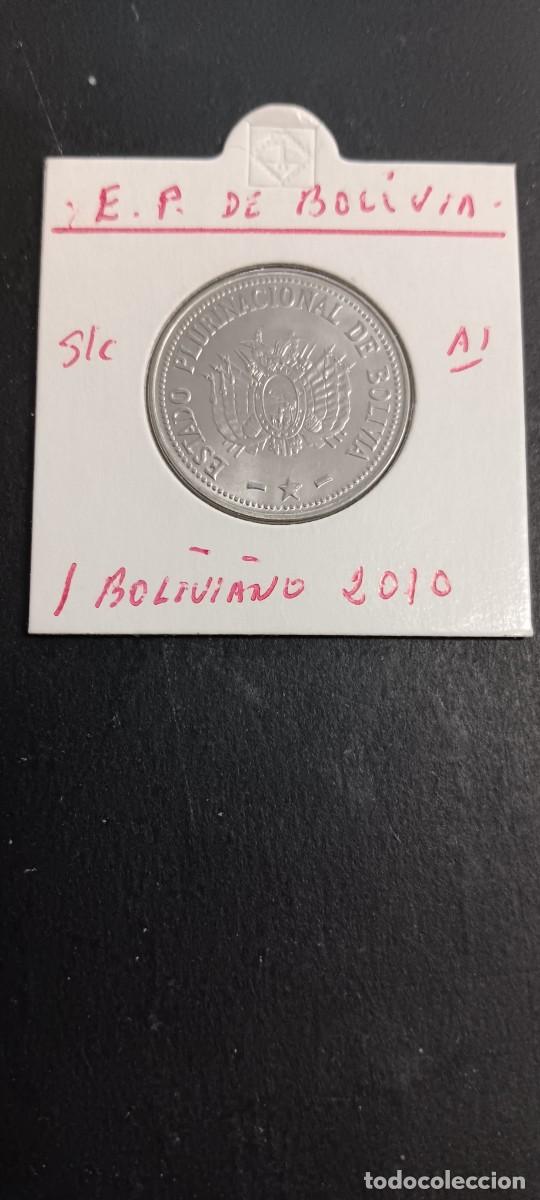 Monedas antiguas de Am&eacute;rica: BOLIVIA 1 BOLIVIANO 2010 S/C KM=217 (ACERO)