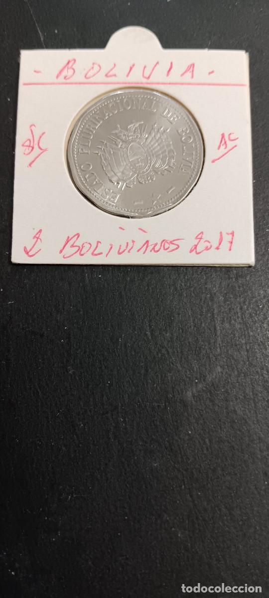 Monedas antiguas de Am&eacute;rica: BOLIVIA 2 BOLIVIANOS 2017 S/C KM=220 (ACERO)