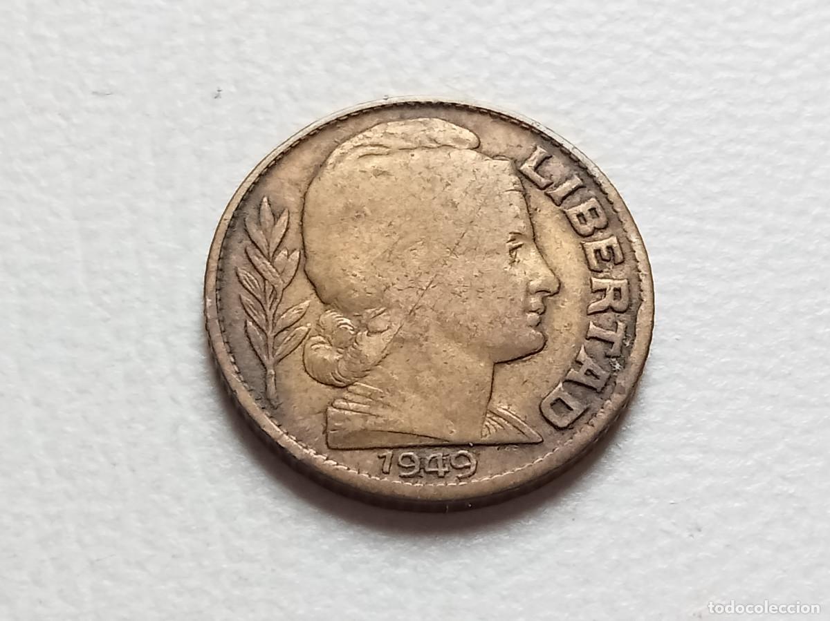 Monedas antiguas de Am&eacute;rica: ARGENTINA 10 CENTAVOS 1949 KM#41