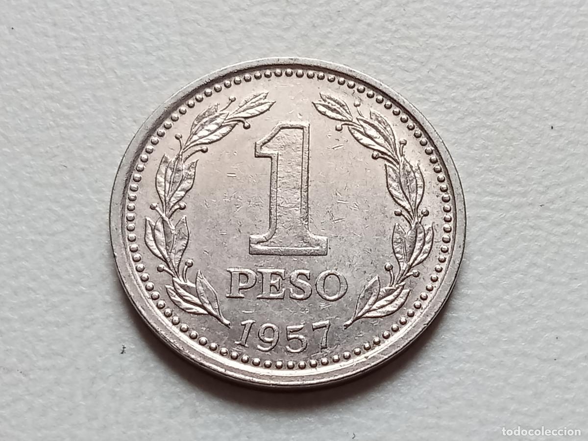 Monedas antiguas de Am&eacute;rica: ARGENTINA 1 PESO 1957 KM#57
