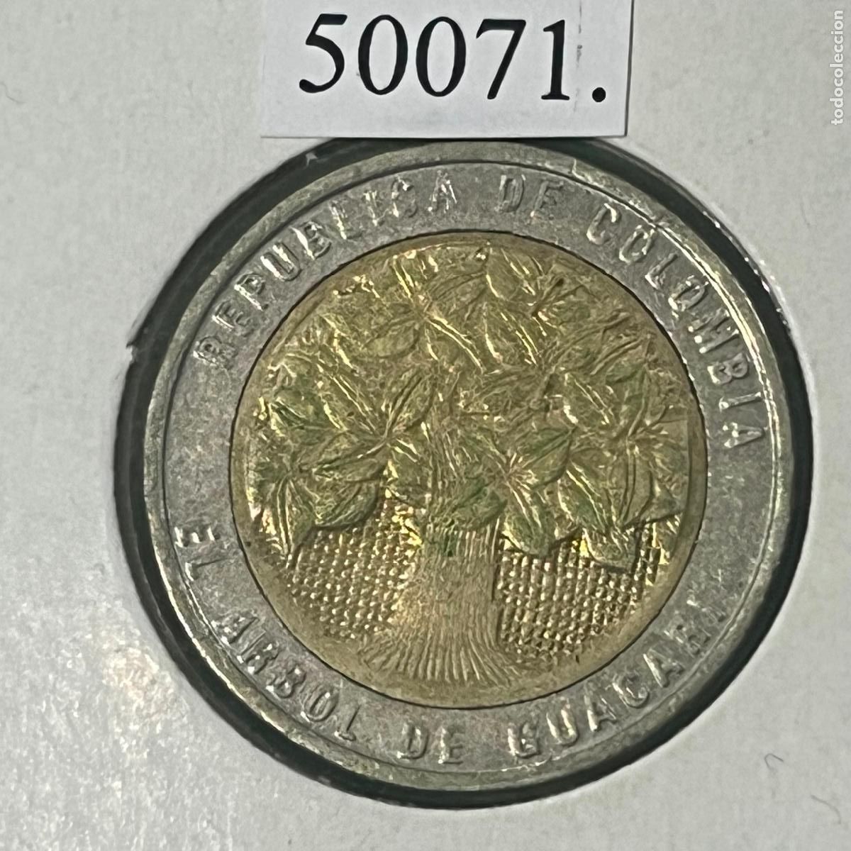 Monedas antiguas de Am&eacute;rica: Colombia 500 pesos 1994, &aacute;rbol de Sam&aacute;n de Guacar&iacute;