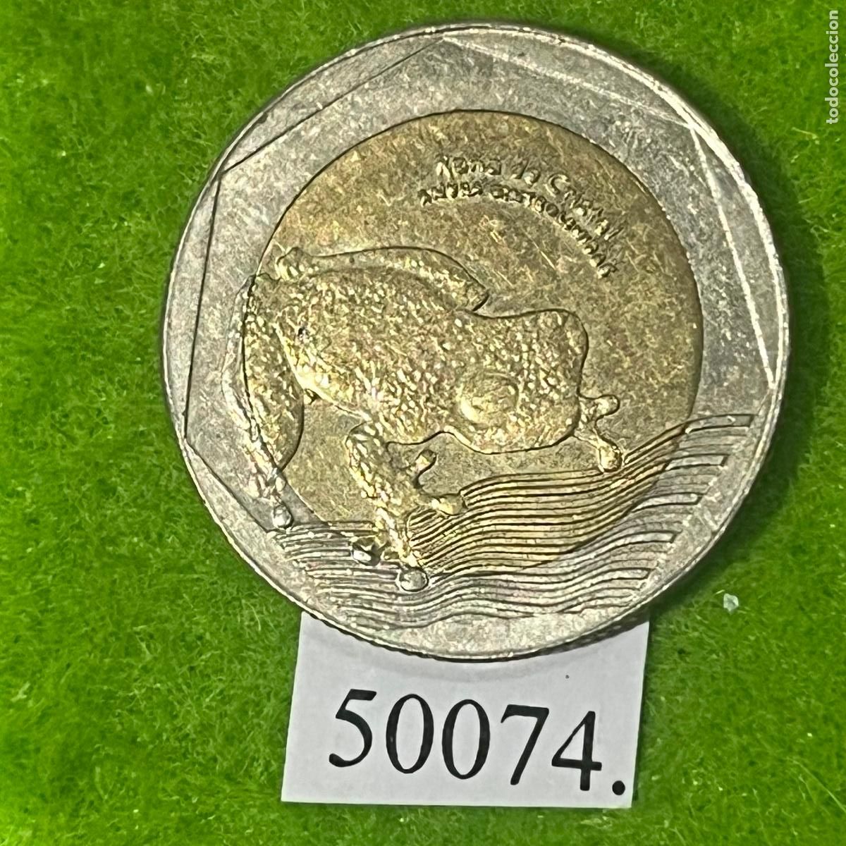 Monedas antiguas de Am&eacute;rica: Colombia 500 pesos 2016, Rana de Cristal, bimet&aacute;lica